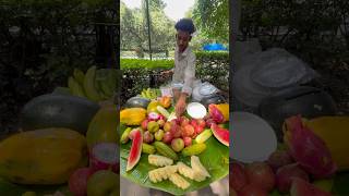 Superfast Fruit Cutting Skills in India shorts [upl. by Malik222]