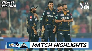 GT vs MI 5th Match IPL 2024 Highlights  IPL Highlights 2024  GT vs MI highlights today [upl. by Summers]