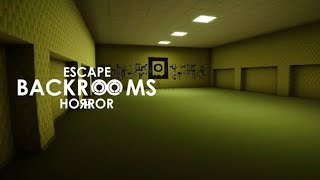 I FINALLY Beat Level 1 In ESCAPE BACKROOMS HORROR [upl. by Kiker552]