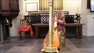 Harpist Regina Ederveen plays Psalm 23 on harp [upl. by Eniarrol]