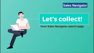 Lets collect from Sales Navigator search [upl. by Harret]