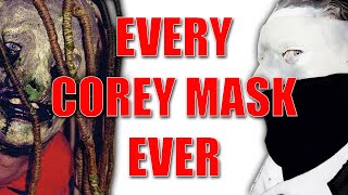 EVERY COREY TAYLOR SLIPKNOT MASK EVER DEFINITIVE SLIPKNOT MASK HISTORY [upl. by Ddet]