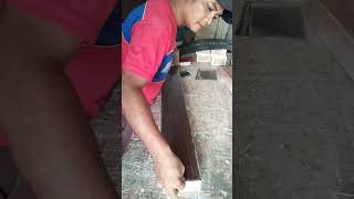 Menempel hpl dengan lem kuning partisiruangantamu woodworking diy hpl partisiinterior [upl. by Ethbun]