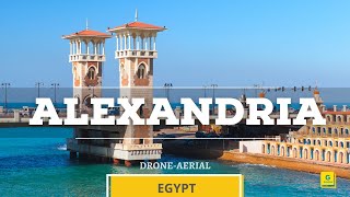 Alexandria Egypt  Amazing Drone Aerial View Video 4K [upl. by Torey826]