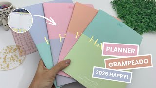 PLANNER GRAMPEADO HAPPY TILIBRA 2025 VEM CONFERIR [upl. by Anialem]