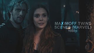 Maximoff Twins Scenes Age Of Ultron 1080p [upl. by Charissa]