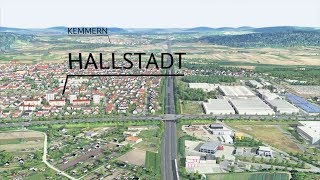 VDE 8 Hallstadt–Breitengüßbach 3DAnimation zum viergleisigen Ausbau [upl. by Ailelc]