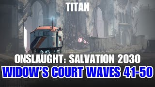 Onslaught Salvation Widows Court  4150 Waves  Titan  Destiny 2 [upl. by Mmada]