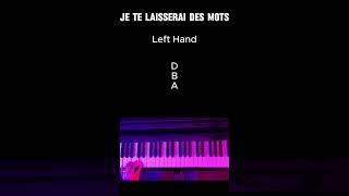 Je Te Laisserai De Mots  Piano Tutorial [upl. by Hirschfeld]