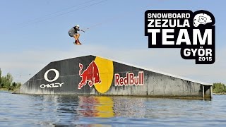 Snowboard Zezula team  Györ 2015 wakeboard movie [upl. by Yortal]