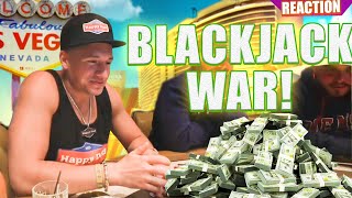 Stevewilldoits High Risk Blackjack War Insane Mission to Get His Money Back reaction [upl. by Velleman]