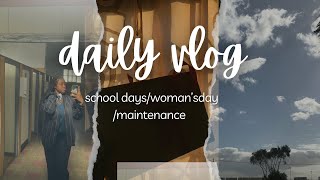 V L O G school days woman’s day  maintenance  family week Daily Vlog ep001🎥 [upl. by Courtnay]