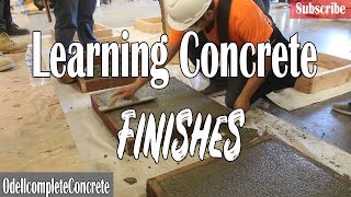 Beginners Learn How to Finish Concrete Decorative Concrete DIY [upl. by Yatnoed]