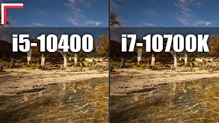 Intel Core i510400 vs Intel Core i710700K — Test in 10 Games 1080p 1440p 4K [upl. by Levania496]