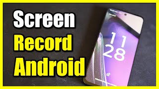 How to Record Screen on Android 13 Phone Fast Tutorial [upl. by Ullund140]