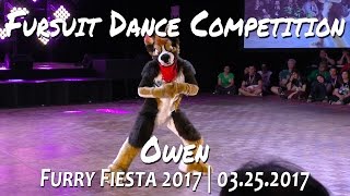 TFF 2017 Fursuit Dance Competition Owen [upl. by Eoz]