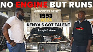 Kenyas Got Talent  Man Converts DieselPetrol Car Into Electric In Few Days [upl. by Esyahc]