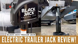 ELECTRIC TRAILER JACK Black Jack Reviewed [upl. by Gibbs109]