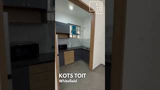 1 BHK for Rent in Whitefield Bangalore  Kots [upl. by Anaeli]