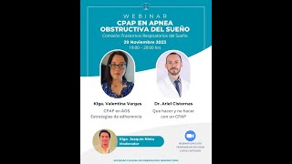 Webinar CPAP en apnea obstructiva del sueño [upl. by Liew85]