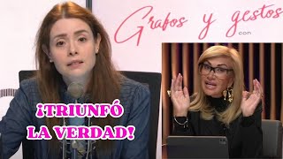 MARYFER CENTENO sobre ADELA MICHA El VALIENTE VIVE hasta que el COBARDE QUIERE I grafosygestos [upl. by Zorina]