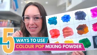 5 Different Ways To Use Our NEW Colorology Colour Pop Mixing Powder  5 Techniques in JUST 5 MINUTES [upl. by Zoldi]