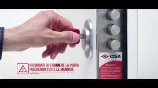 CISA Casa Sicura soluzioni per la sicurezza della porta blindata [upl. by Steady930]