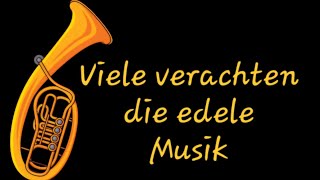 Viele verachten die edele Musik Deutsches Volkslied [upl. by Syman322]