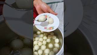 Rosogolla recipe in Bangla  food recipe cooking rosogolla villfood goodfood organicfood [upl. by Josi877]