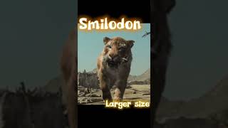 Smilodon vs Lion [upl. by Aizitel]