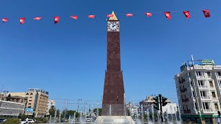 🇹🇳 Tunis City Centre Avenue Habib Bourguiba and The Medina of Tunis [upl. by Aneloc]