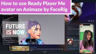 Lets try Ready Player Me avatar on Animaze by FaceRig [upl. by Cosma]