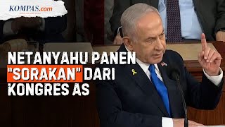 FULL Pidato Netanyahu di Kongres AS Disambut dan Disoraki [upl. by Latreece]