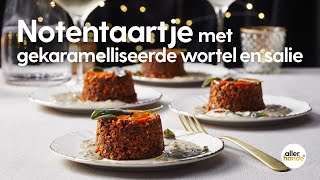 Vegan kerst hoofdgerecht notentaartje  Recept  Allerhande [upl. by Fredra86]