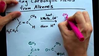 Creating carboxylic acids from alkenes [upl. by Elletnahc]