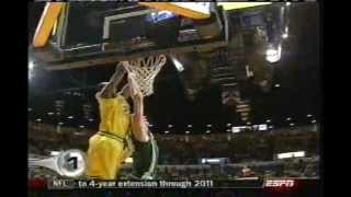 Brent Petways 34 Court AlleyOop vs Michigan State 2007 [upl. by Notsnarc519]