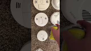 Mega Smoke Alarm Soundoff Using Canned Smoke kidde firex firstalert smokealarm alarm loud [upl. by Gawain]