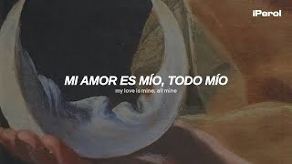 Mitski  My Love Mine All Mine Español  Lyrics [upl. by Nauqit996]