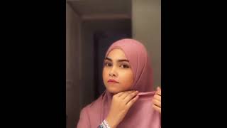 Hijab style tutorial for schoolcollege [upl. by Tillford998]