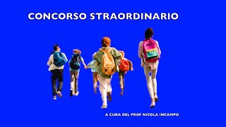 CONCORSO STRAORDINARIO [upl. by Calan]