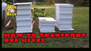 How I Transporting Bee Hives [upl. by Eceirtal]