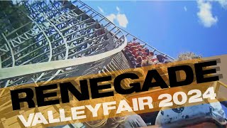 Renegade à Valleyfair  POV 2024 [upl. by Gapin]