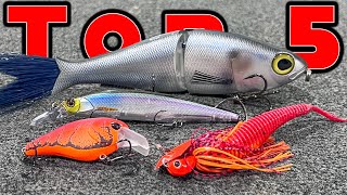 Top 5 Baits For March Bass Fishing [upl. by Adniled]