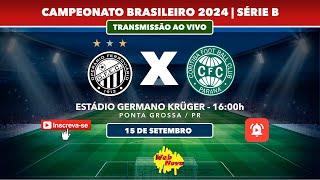 Operário Ferroviário 2x1 Coritiba FC AO VIVO  BRASILEIRO 2024 Série B [upl. by Douville]