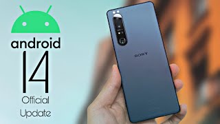 Sony Xperia 1 III Android 14 Update [upl. by Nylirret]