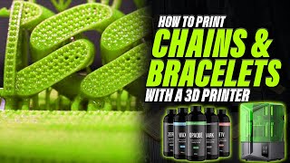 How To Print ENTIRE Chains And Bracelets With An Elegoo Saturn 4 3D Resin Printer [upl. by Llemij803]