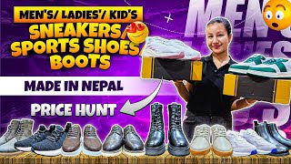 Top Notch Quality😱SneakersBootsSports ShoesMade In Nepal🇳🇵 Caliber Shoes Price in Nepal 2024🔥 [upl. by Chicky]