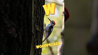 W for Woodpecker  wonderjoyland ai aianimation facts animals [upl. by Kettie]