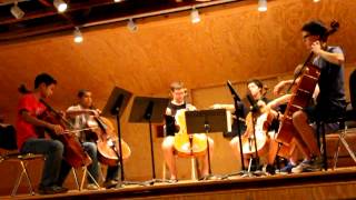 Cantique de Jean Racine  Cello Choir [upl. by Semyaj355]