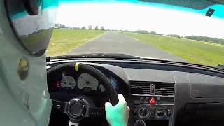 Onboard in Mercedes w202 C230 Kompressor Classic Auto Cup Ułęż event race time attack challenge AMG [upl. by Weinreb]